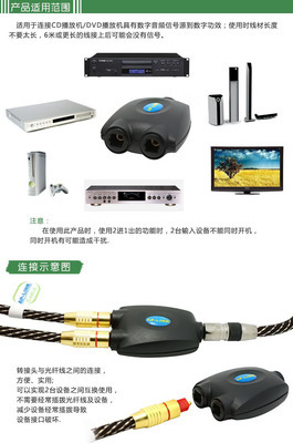 【光纖音頻二進(jìn)一出轉(zhuǎn)接頭 切換器 2進(jìn)1出 光纖一進(jìn)二出 1進(jìn)2出】價格,廠家,圖片,光纖接頭,深圳市贊國科技-